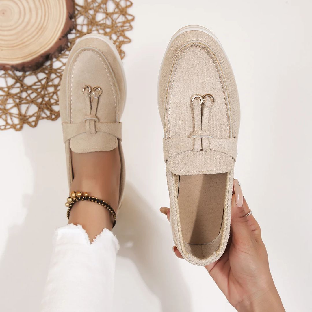 Suede Step Loafers - Melbourne Meadow