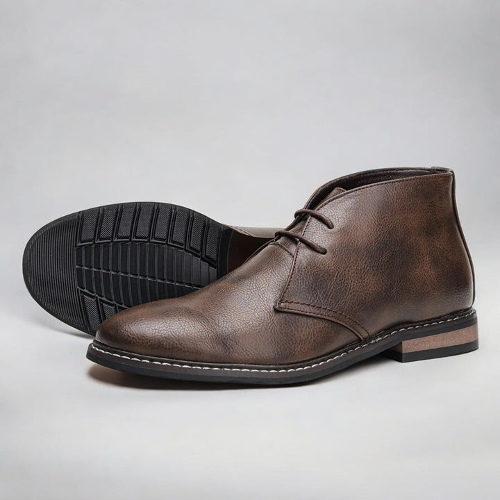 Genuine Leather Chukka Boots - Melbourne Meadow