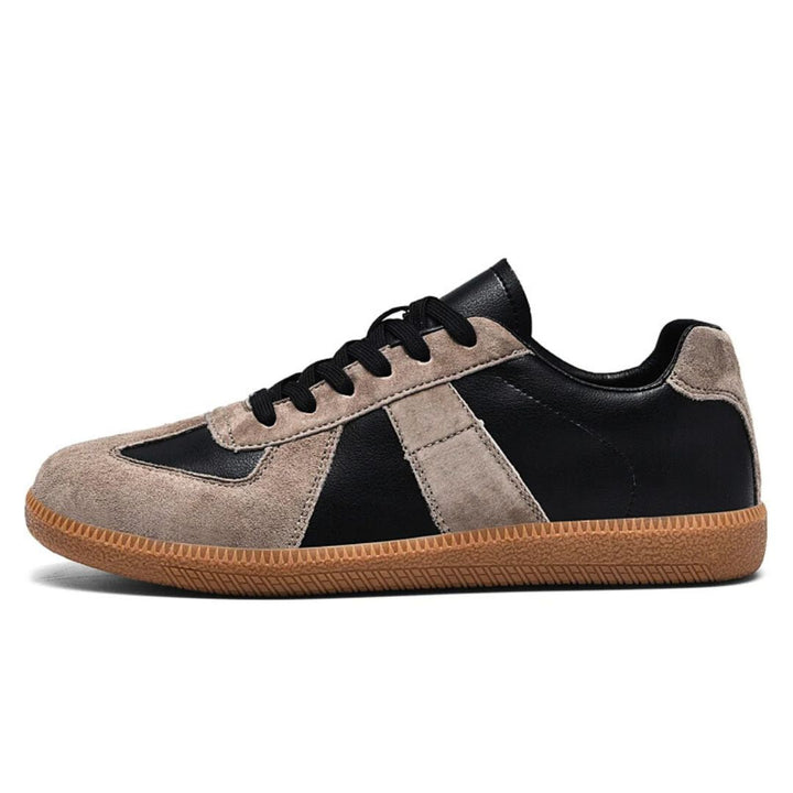 Premium Leather + Suede Sneakers - Melbourne Meadow