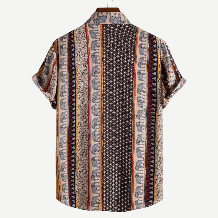 Elephant Geometric Shirt - Melbourne Meadow