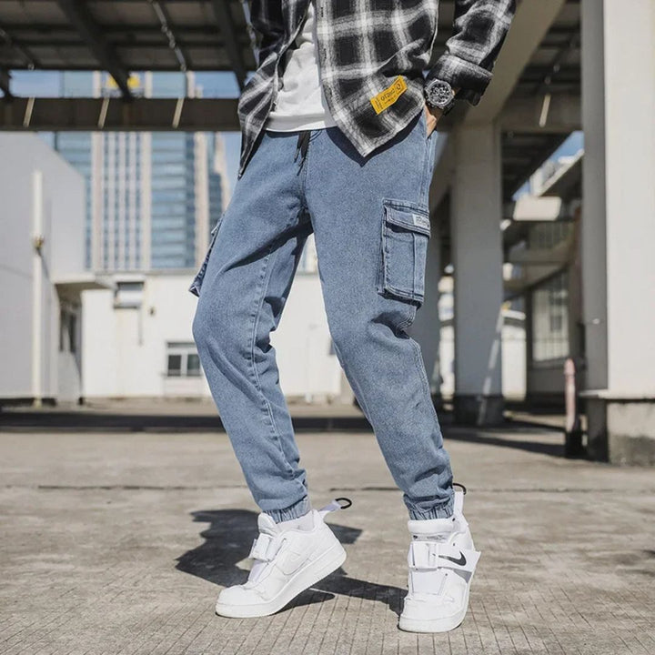 Utility Denim Joggers - Melbourne Meadow