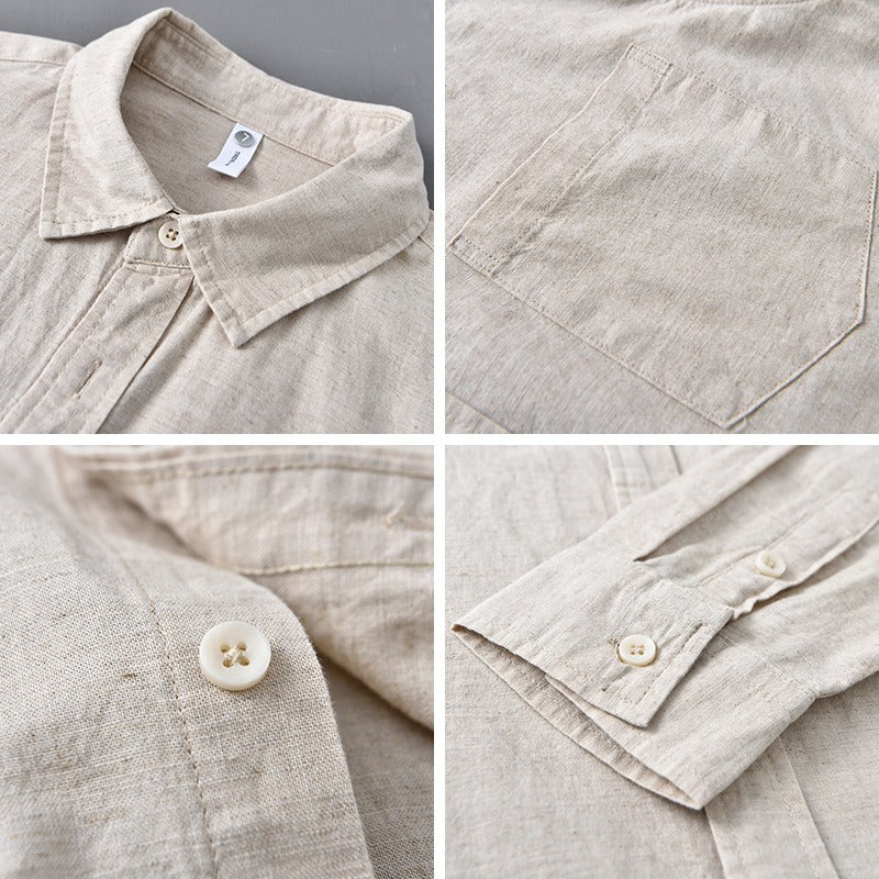 Tropicana 100% Linen Shirt - Melbourne Meadow