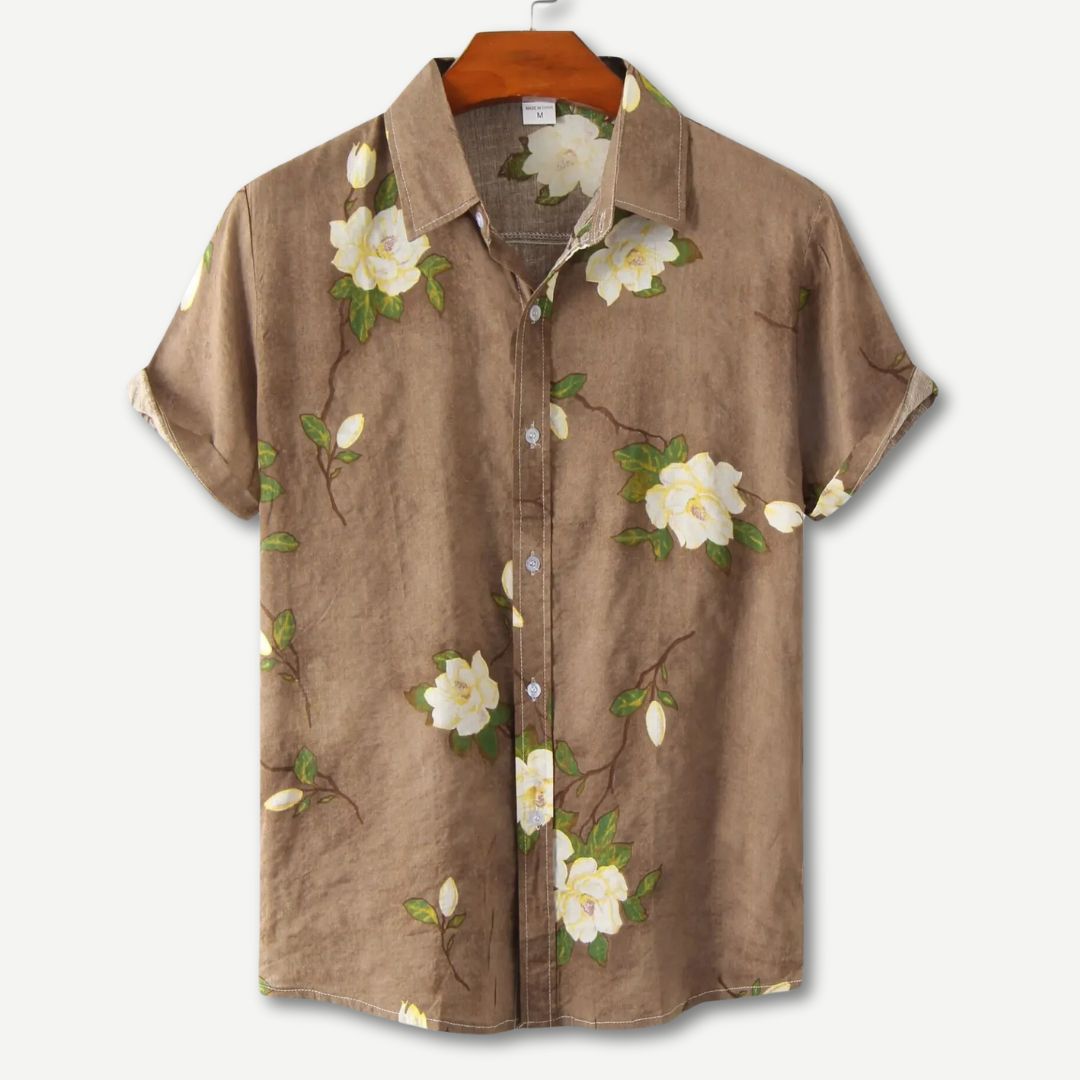 Relaxed Floral Breeze Shirt - Melbourne Meadow