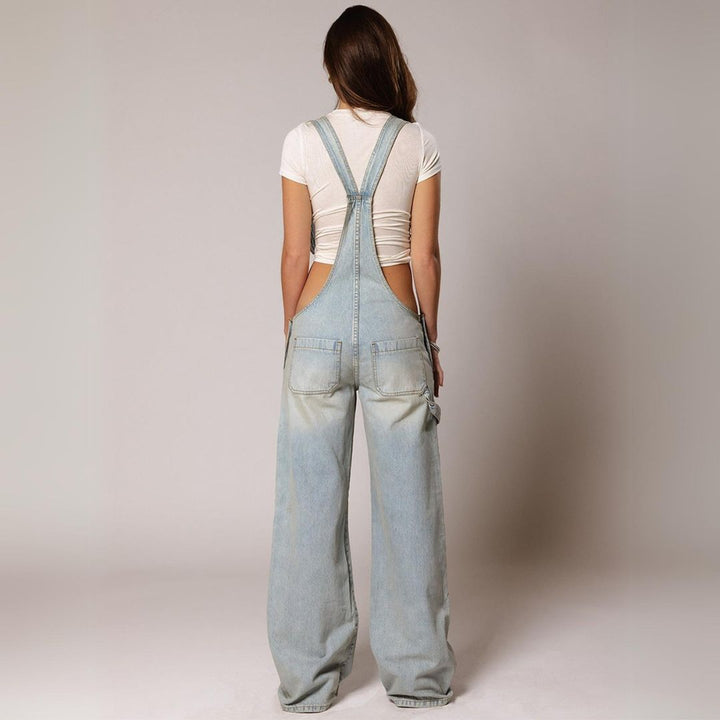 Harper Denim Overalls - Melbourne Meadow