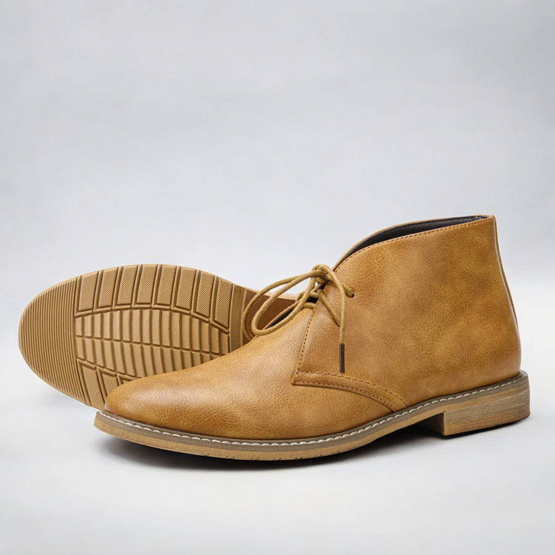 Genuine Leather Chukka Boots - Melbourne Meadow