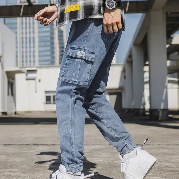 Utility Denim Joggers - Melbourne Meadow