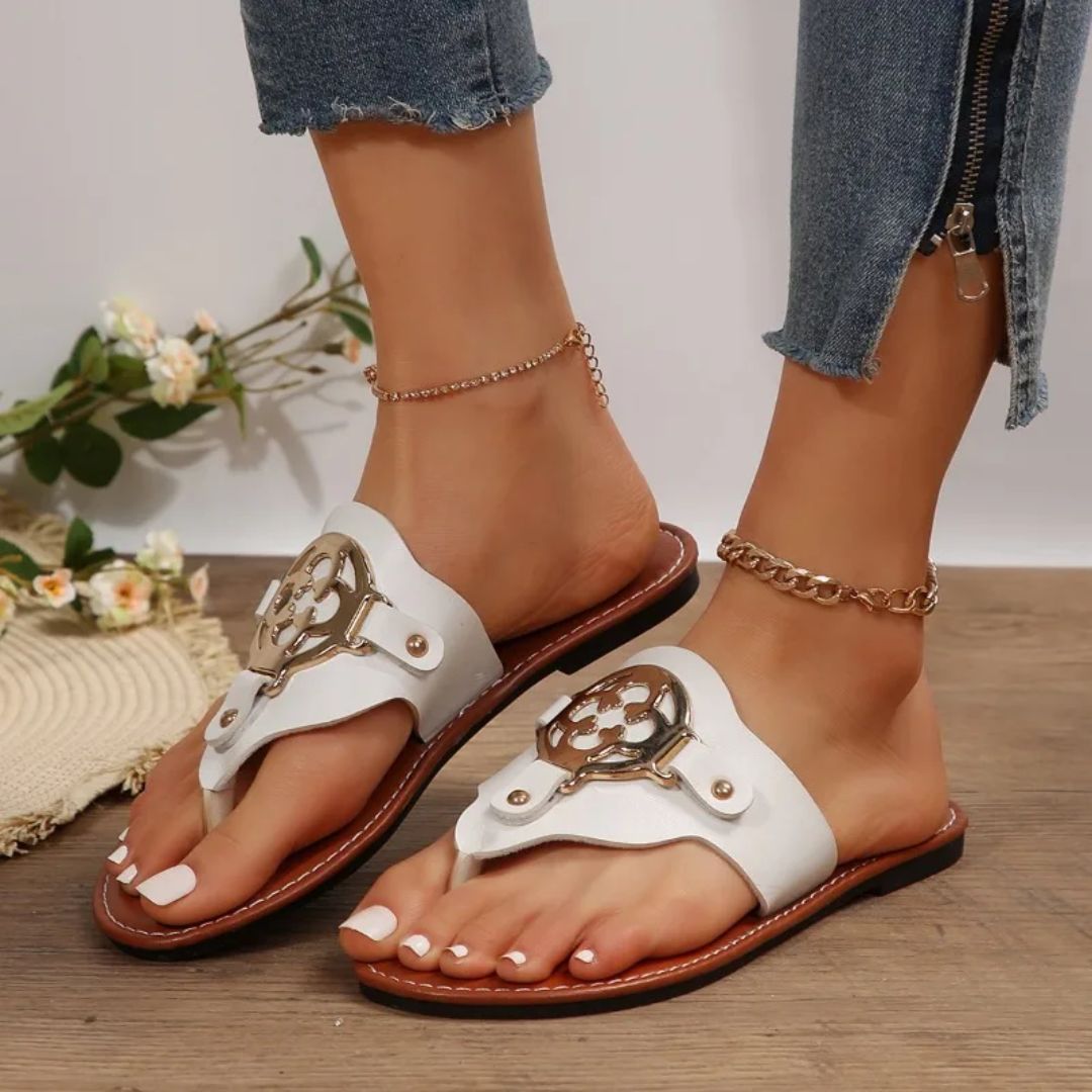 Eleanor Flat Sandals - Melbourne Meadow