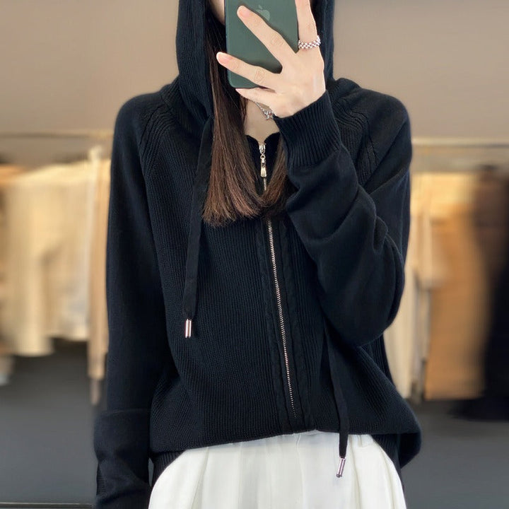 Florence Zipper Hoodie - Melbourne Meadow