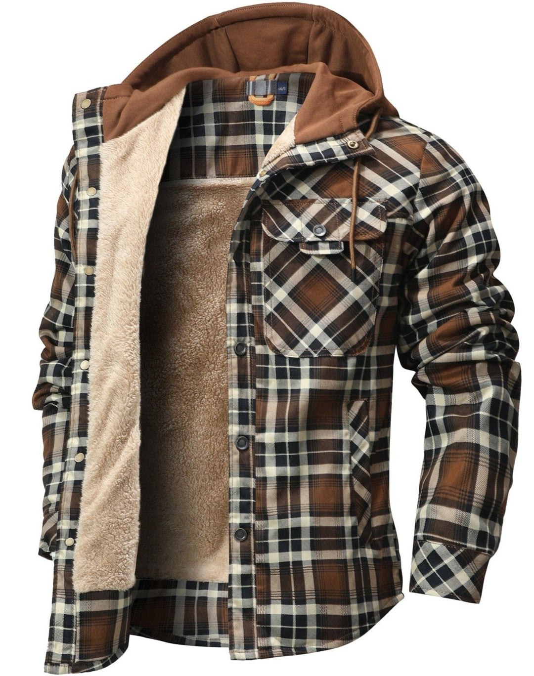 Highlander Hooded Flannel Jacket (9 Designs) - Melbourne Meadow