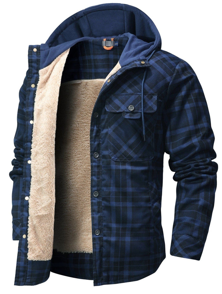 Highlander Hooded Flannel Jacket (9 Designs) - Melbourne Meadow