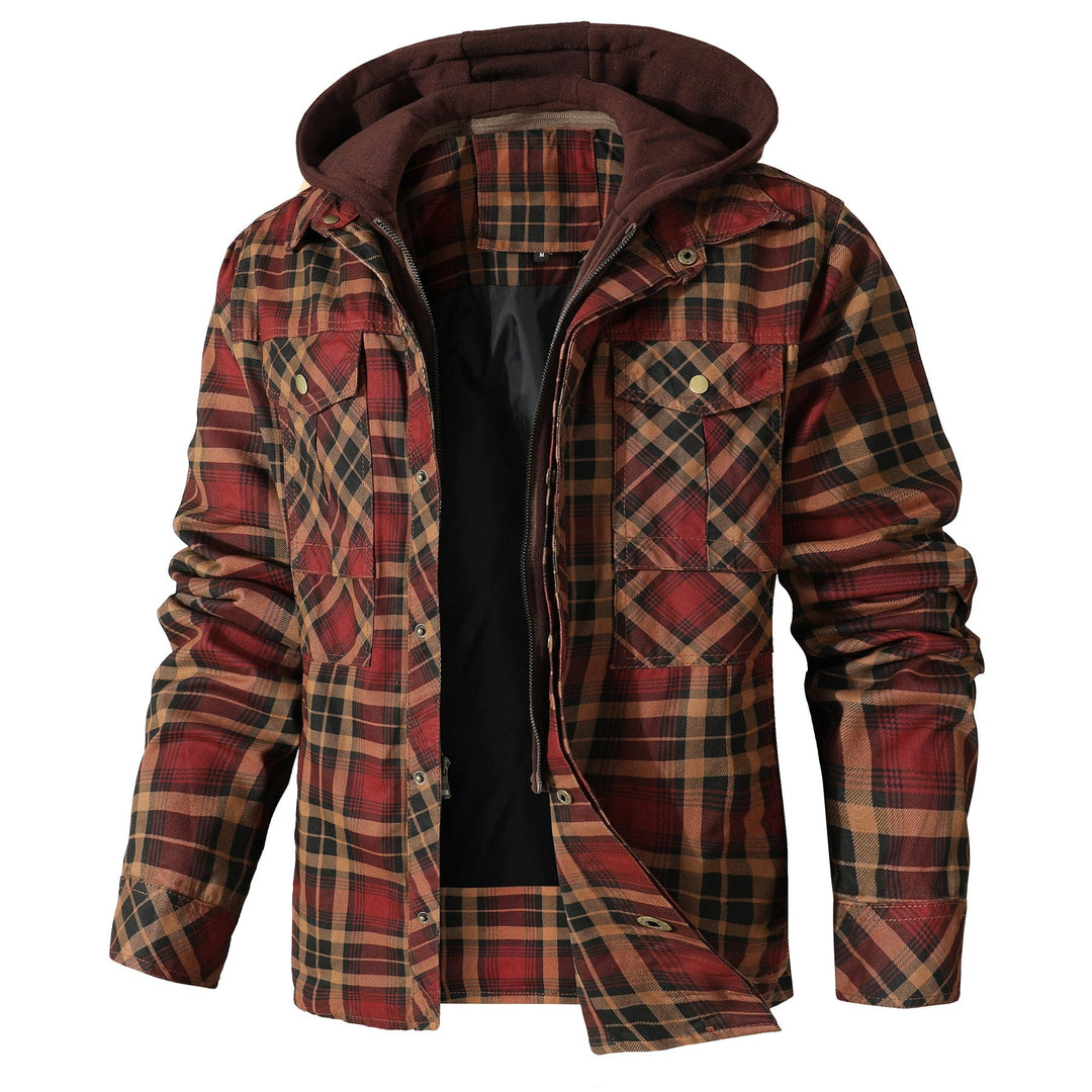 TrailGuard Hooded Flannel Jacket (4 Designs) - Melbourne Meadow