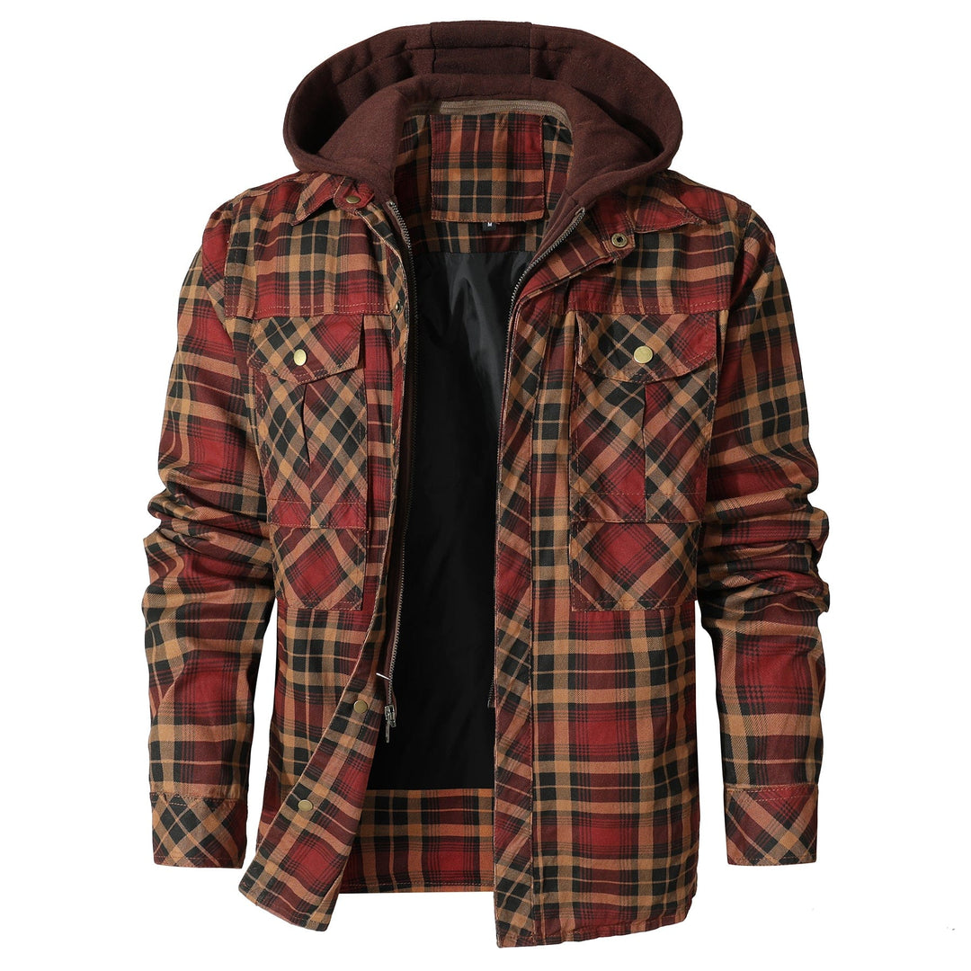 TrailGuard Hooded Flannel Jacket (4 Designs) - Melbourne Meadow