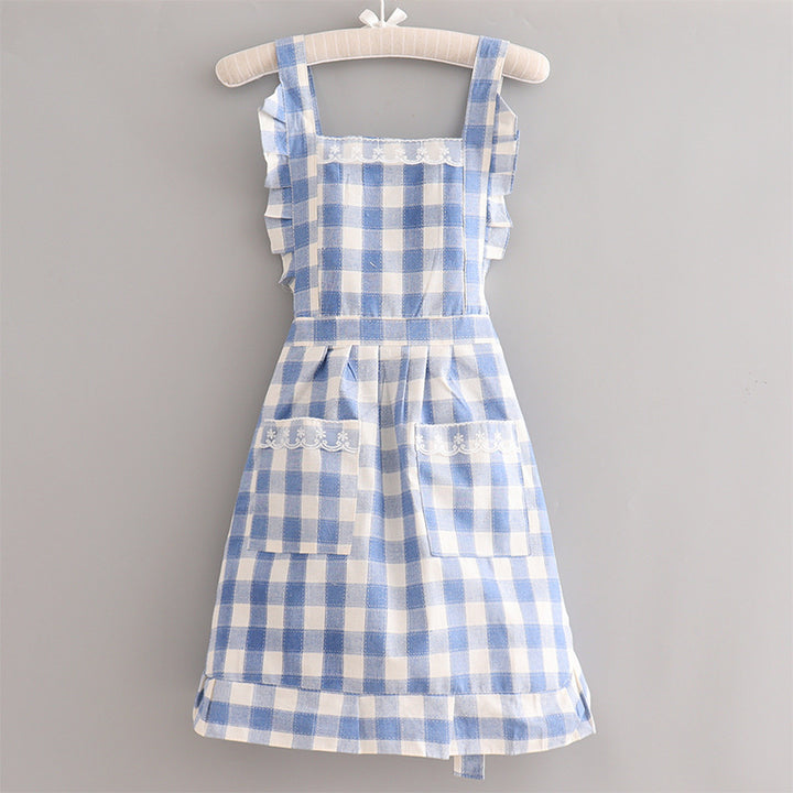 Plaid Farmhouse Apron - Melbourne Meadow