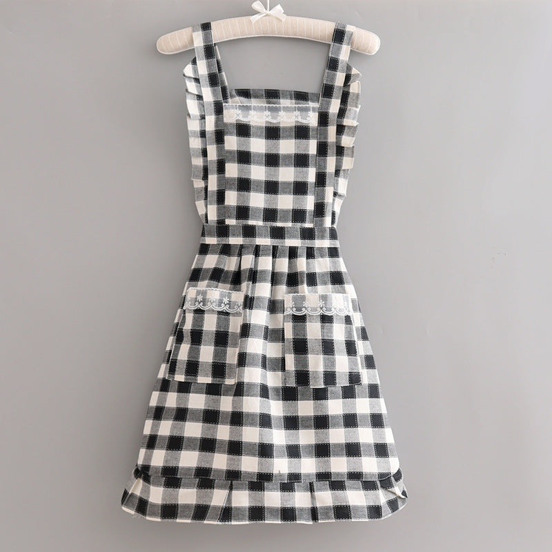 Plaid Farmhouse Apron - Melbourne Meadow