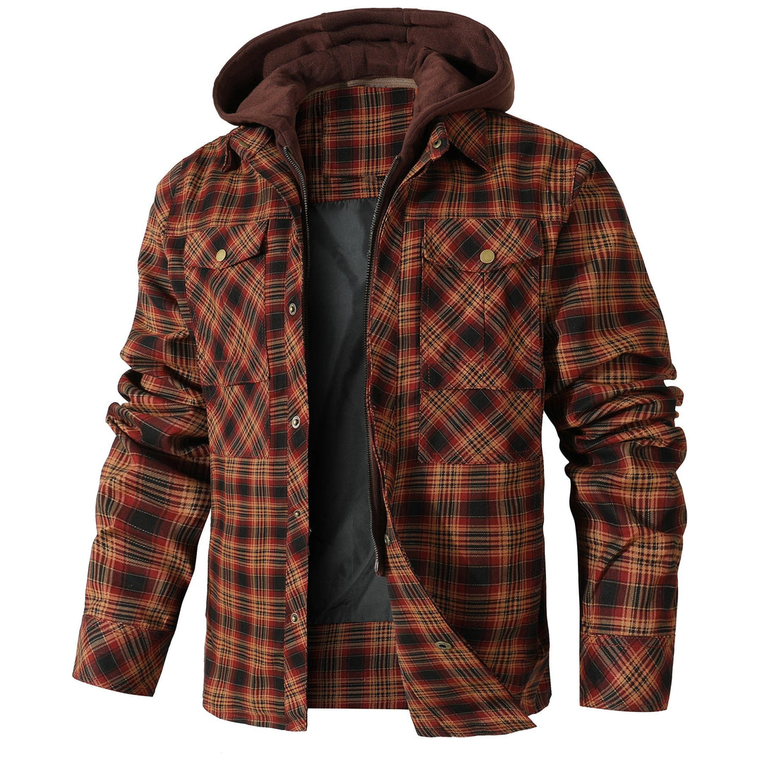 TrailGuard Hooded Flannel Jacket (4 Designs) - Melbourne Meadow