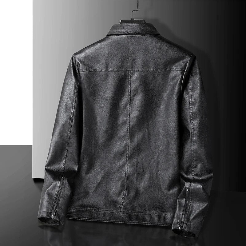 Enforcer Leather Jacket - Melbourne Meadow