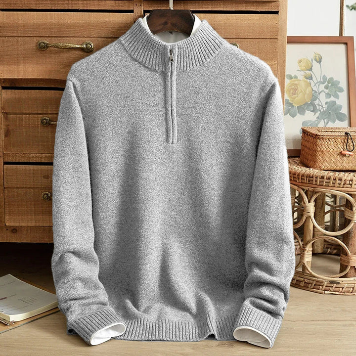 Alicante Cashmere Half-Zip - Melbourne Meadow