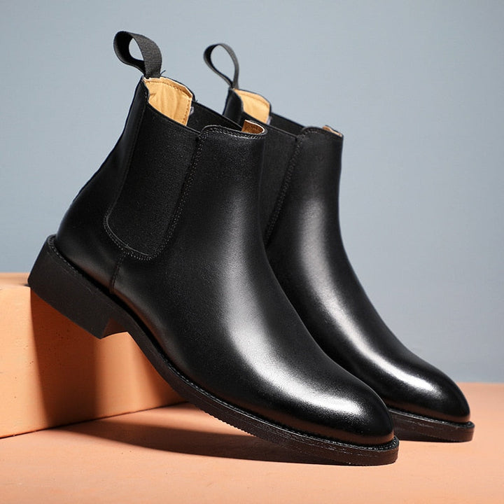 Men's Genuine Leather Boots - Melbourne Meadow