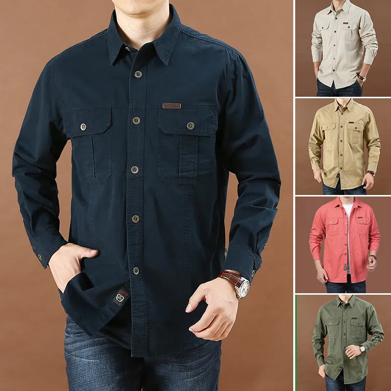 Douglas Cargo Shirt - Melbourne Meadow