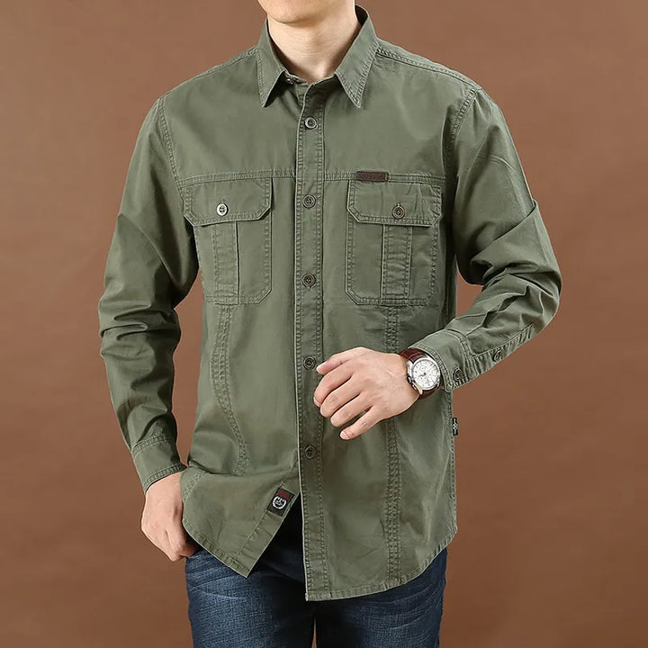 Douglas Cargo Shirt - Melbourne Meadow