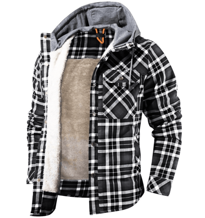 Highlander Hooded Flannel Jacket (9 Designs) - Melbourne Meadow