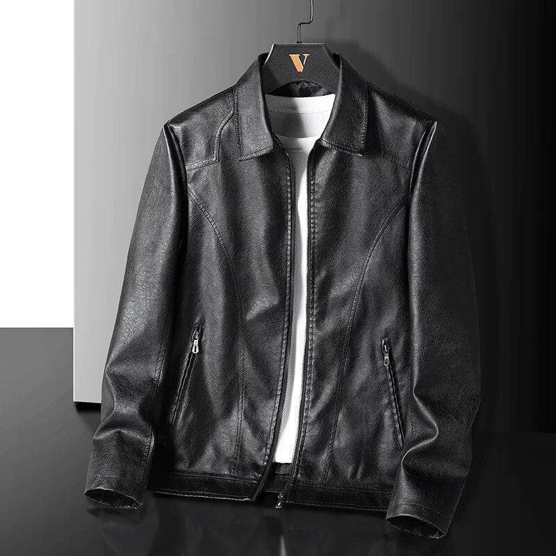 Enforcer Leather Jacket - Melbourne Meadow