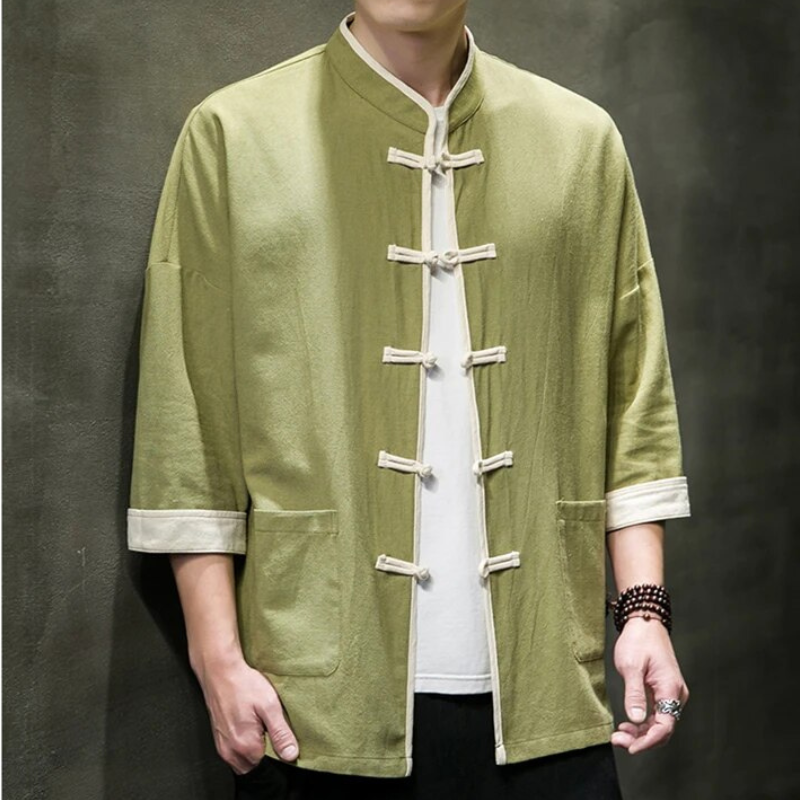 Matsue Japanese Overshirt - Melbourne Meadow