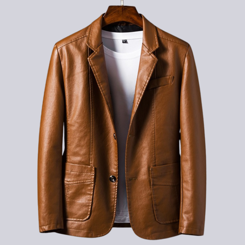 Nightfall - Leather Jacket - Melbourne Meadow