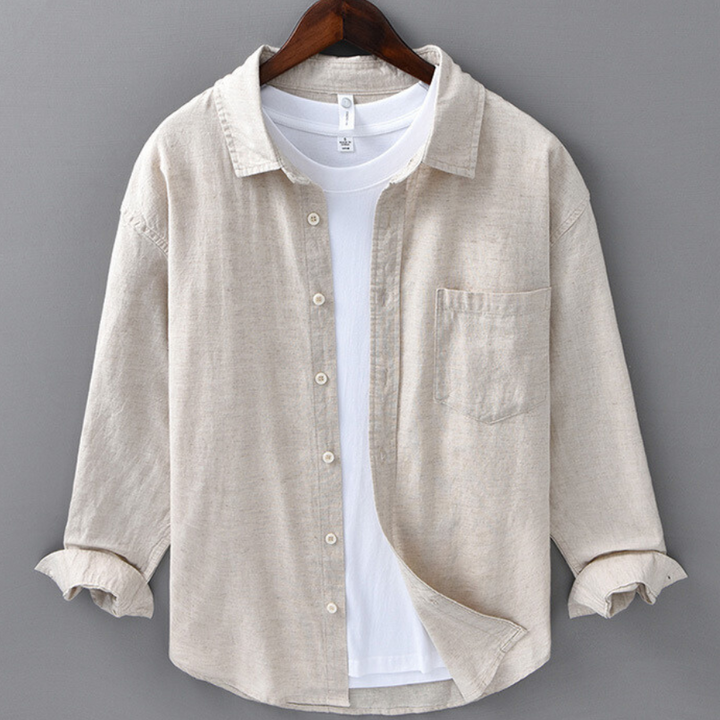 Tropicana 100% Linen Shirt - Melbourne Meadow