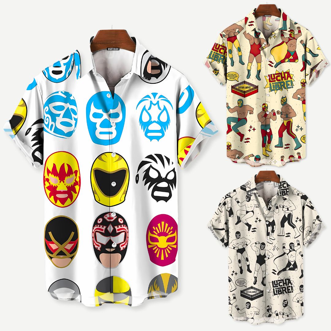 Relaxed Luchador Shirt Bundle #1 - Melbourne Meadow