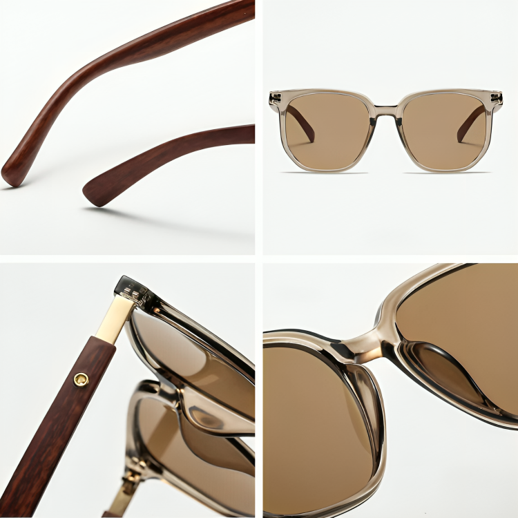 Handcrafted Wooden Sunglasses - Melbourne Meadow