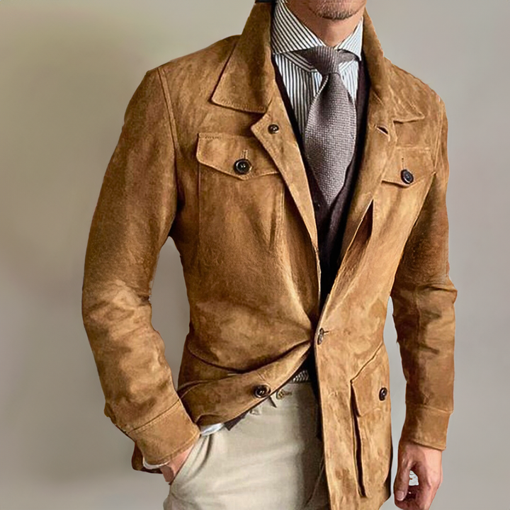 Moretti Premium Suede Jacket - Melbourne Meadow