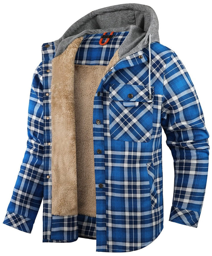 Highlander Hooded Flannel Jacket (9 Designs) - Melbourne Meadow