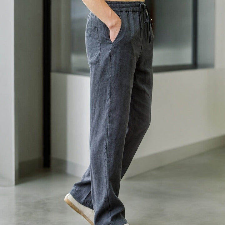 Palmara Linen Pants - Melbourne Meadow