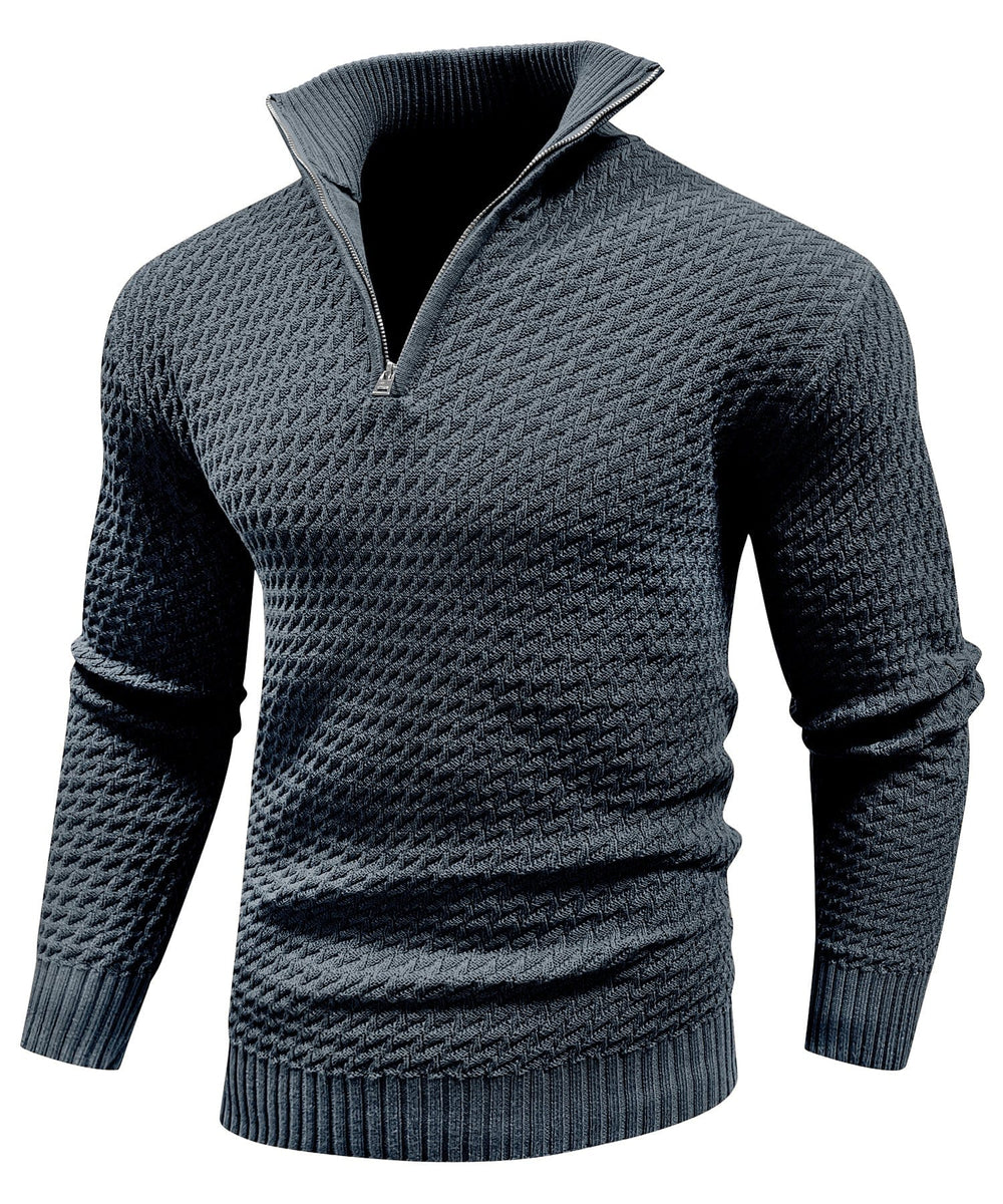 Men's Turtleneck Quarter-Zip (5 Designs) - Melbourne Meadow