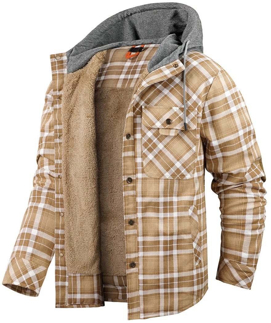 Highlander Hooded Flannel Jacket (9 Designs) - Melbourne Meadow