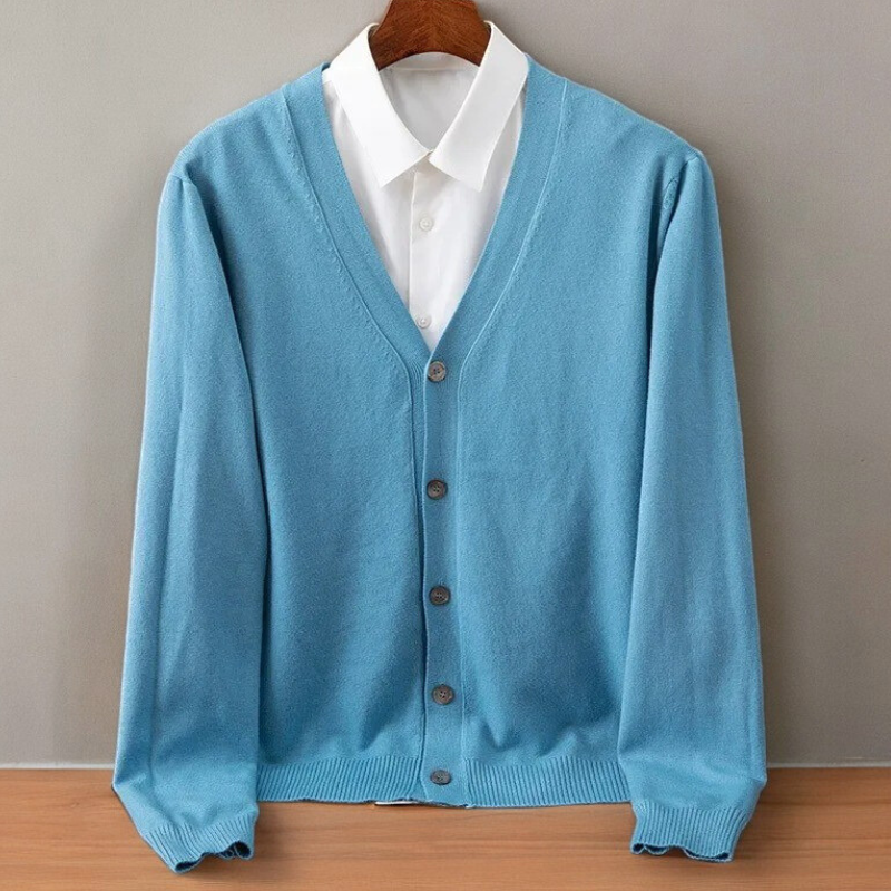 Santorini Cashmere Cardigan - Melbourne Meadow