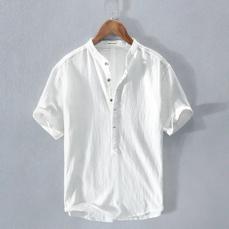 Malaga Premium Linen Shirt - Melbourne Meadow